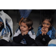 Festejos por el Día de la Bandera con los niños de Jardín